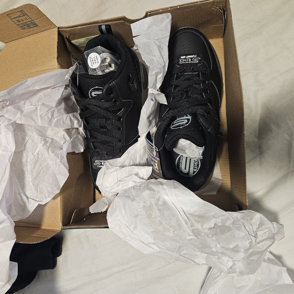 Skechers Black S-Lights Remix Light Up Sneakers